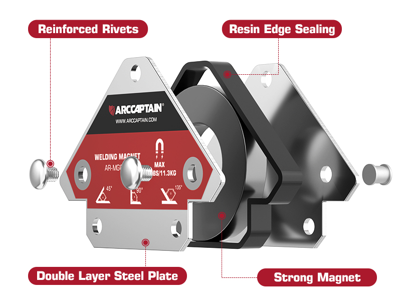 magnetic welding square