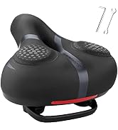 ROCKBROS Bike Seat for Men Women Comfort Wide Gel Bike Seat Replacement,Breathable Waterproof Pad...