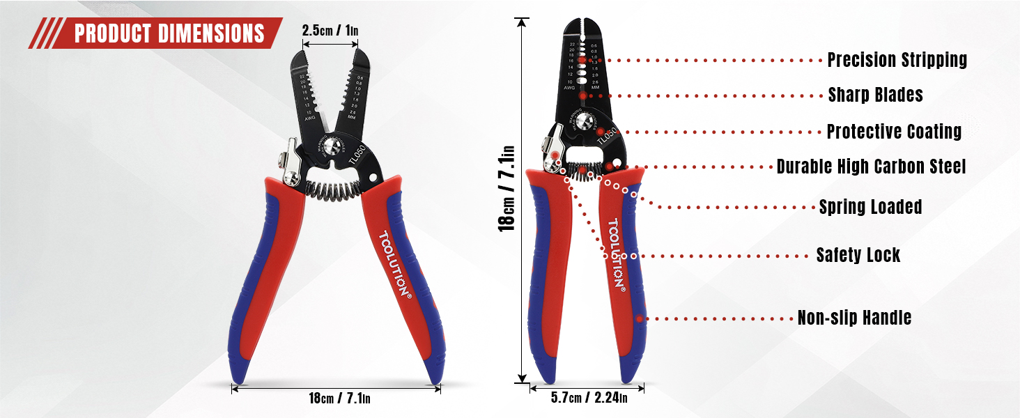Small Wire Strippers and Cutters