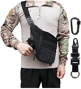 ONE WVW PIN Tactical Crossbody Sling Bag for Men, Conceal Carry Gun Bag CCW Shoulder Chest Pack V...