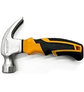 Hammer 8oz, Small Hammer, BOOSDEN Camping Hammer, Mini hammer, Claw Hammer, Stubby Hammer, Small ...