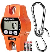 GRAM PRES Digital Hanging Scale 660 LB 300 KG Hanging Digital Scale, Crane Deer Hunting Scales, F...