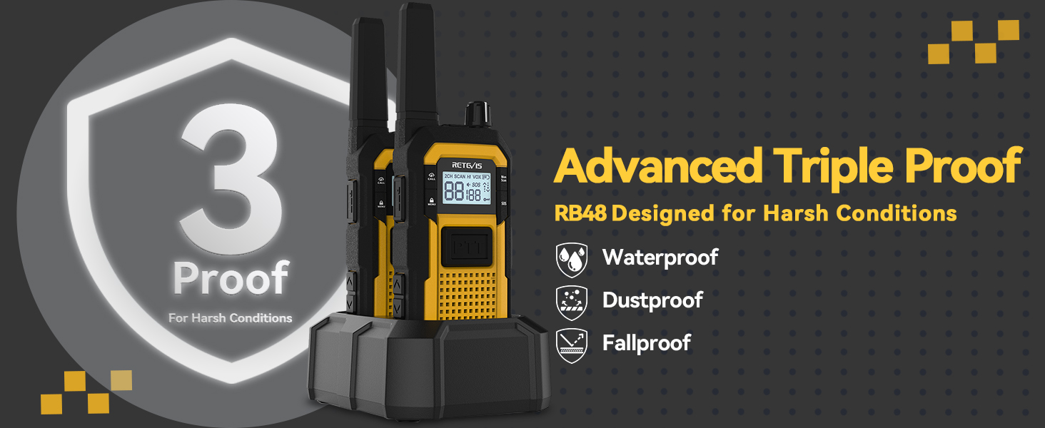 RB48 walkie talkies for adults