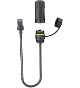 CAMWAY Ethernet Adapter for Starlink Gen 3/ Starlink MINI - IP68 Waterproof Starlink SPX to RJ45 ...