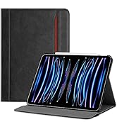 ProCase iPad Pro 11 inch Case 2022 2021 2020 2018, Leather Stand Folio Protective Cover Case with...