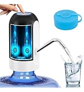 Myvision Water Dispenser for 5 Gallon Bottle, Portable USB Charging Electric Water Pump, Drinking...