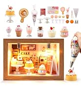 BoFUN Miniature Dessert Craft Kit, DIY No-Bake Mini Food Set with Display Frame for Teens & Adult...