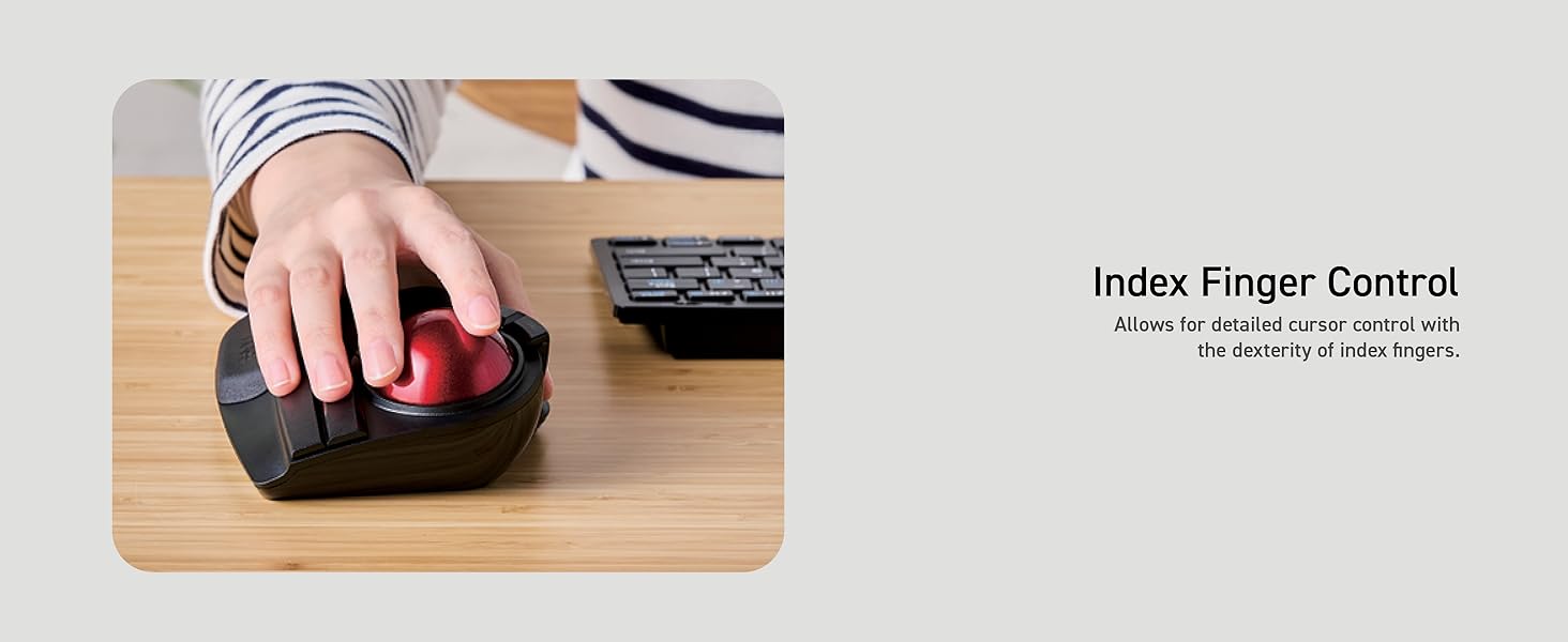 Huge Trackball Index Finger Control