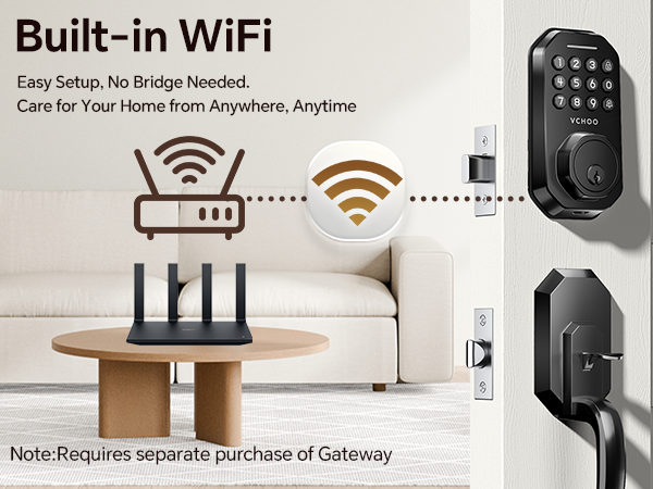 VCHOO Keyless Entry Door Lock