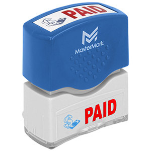 Paid – MasterMark Premium 2-Color Pre-Inked Stamp
