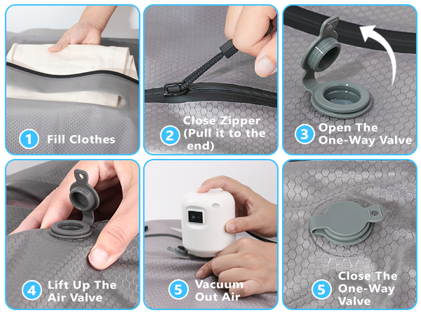 travel vacuum bag