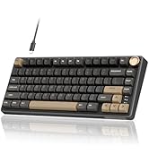 RK ROYAL KLUDGE R75 Wired Gaming Keyboard with Volume Knob, 75% Mechanical Gaming Keyboard Custom...