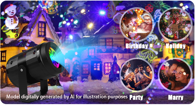 Halloween Projector Lights for Indoor Halloween Holiday Night Gathering Party Decoration