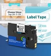 Tape 12mm 0.47 Laminated White Replacement for Brother P-Touch Tze Label Tape TZe-231 Tz Tape