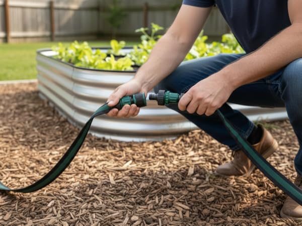 Flexible easy connect hose