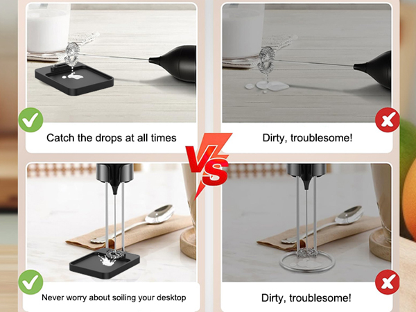milk frother stand