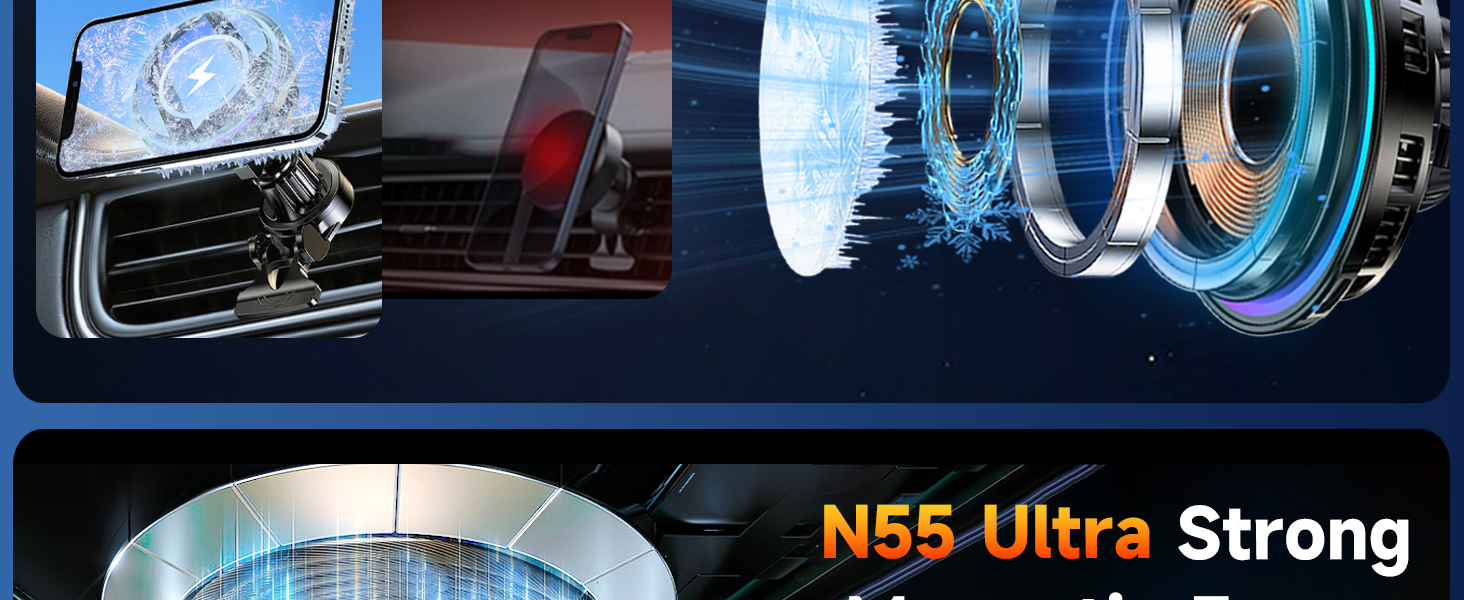 magnetic phone holder for car