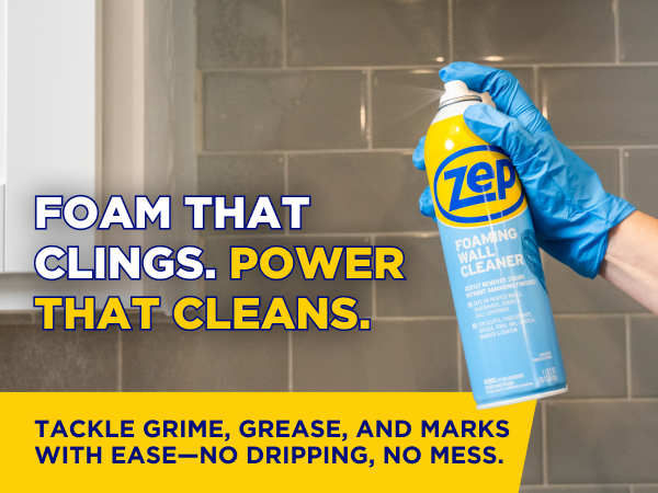 Foam That Clings. Power That Cleans.