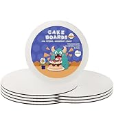 8 PCS Cake Boards 6 Inch Round, White 6 Inch Cake Board Cake Base | 6 Inch Cake Boards,Round Cake...