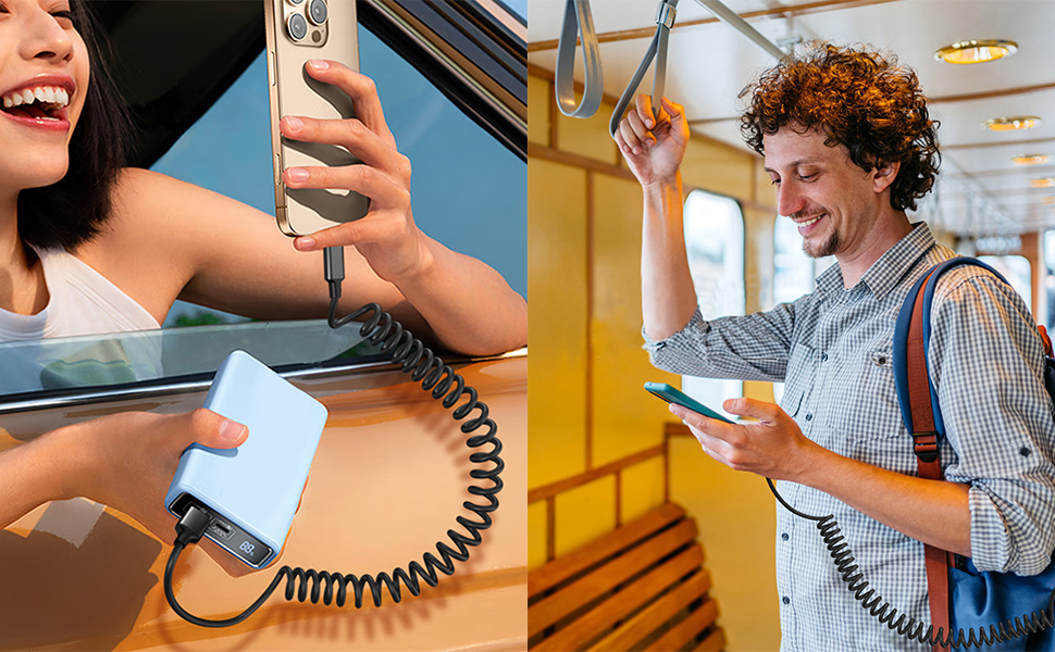 super fast car charger with 60w fast type c cable