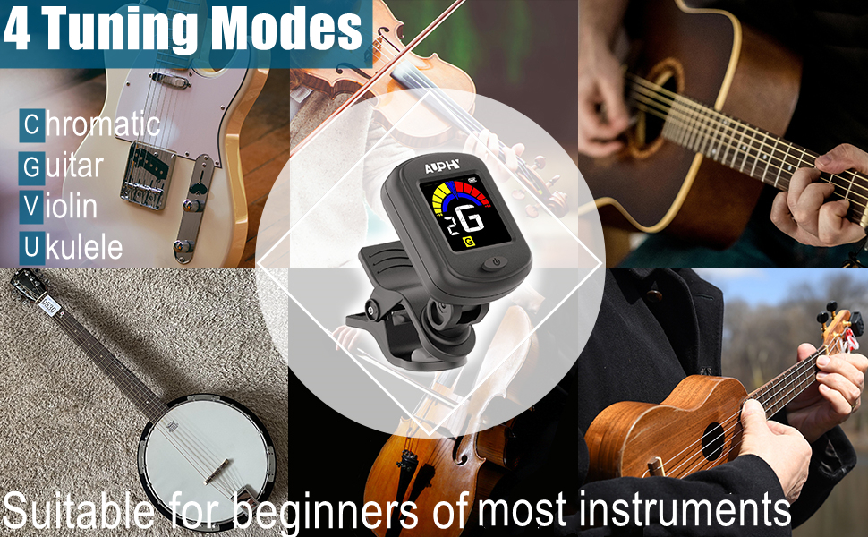 Chromatic guitar tuner