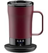 Self-Heating Coffee Mug, 14oz Heated Coffee Mug - Rechargeable Temperature Control Coffee Mug Kee...