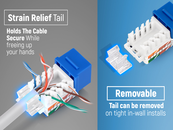 strain relief tail