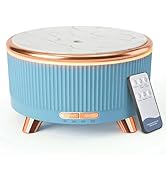 500ML Large Capacity Essential Oil Diffuser, Ultrasonic Aromatherapy Diffuser with 7 Color LED Li...