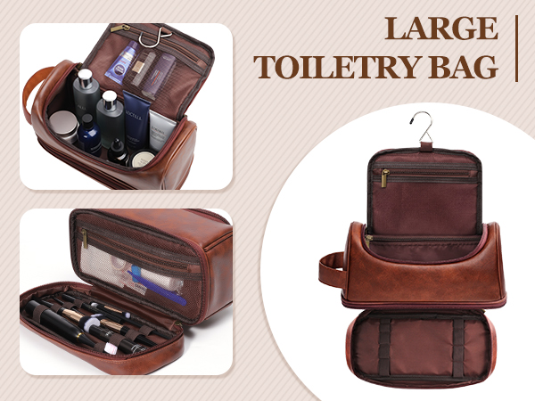 mens hanging toiletry travel bag
