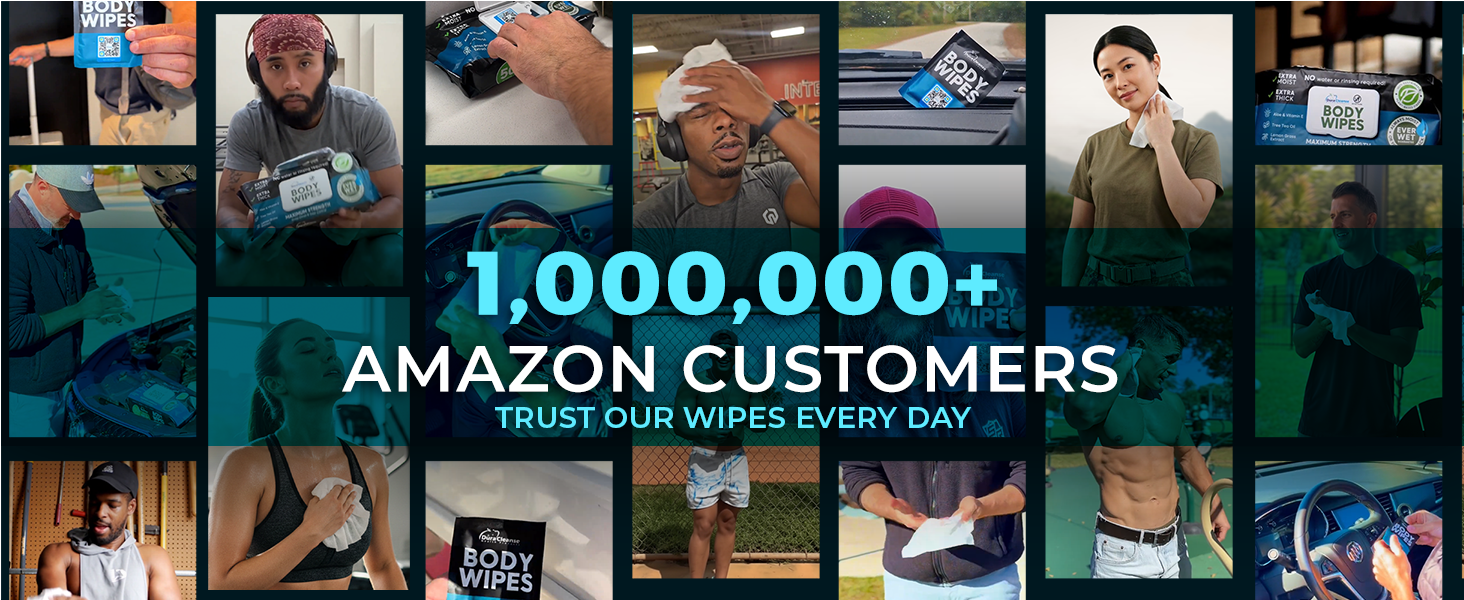 Body Wipes Sold Units 1M+