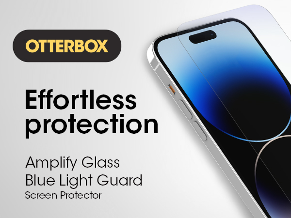 blue light screen protector,screen cover,iPhone 14 screen, otterbox amplify screen protector