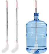 Cuitrent Stainless Steel Bucket Brush, 28 inch, 2 Pack, Nylon Bristles, Plastic Handle, Bendable ...