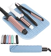 WRORUNER Larger Size Silicone Heat Resistant Mat for Curling Irons, Flat Irons, Hair Straightener...