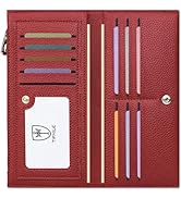 Tipmile Ultra Slim Wallet for Women Bifold Leather RFID Blocking Credit Card Holder Ladies Womens...