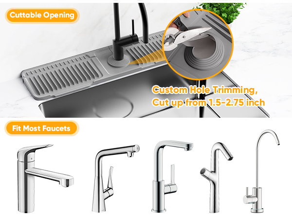 sink water splash guard