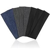 8 Pack Sport Headbands for Women, Elastic Soft Fabric Non-Slip Hair Bands Hair Warp for Daily Wor...