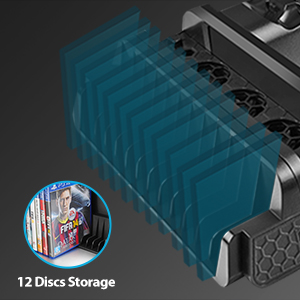 Comprehensive solution for your PS4/PS4 Slim/PS4 Pro Playstation 4 Vertical console stand comes