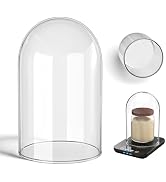 Large Glass Dome for MENGBEI Sourdough Starter Warmer, Warming Heating Pad Cover Sour Dough Start...