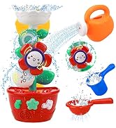 Girl Bath Toys for Kids 1-3 Bathtub Toys for Toddlers Water Tub Toys for Babies 1 2 3 Year Old Gi...