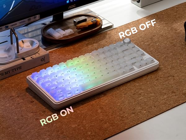 translucent keycaps