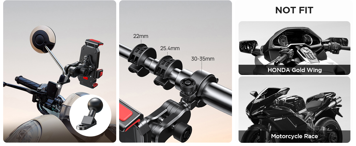 phone holder for motorcycle