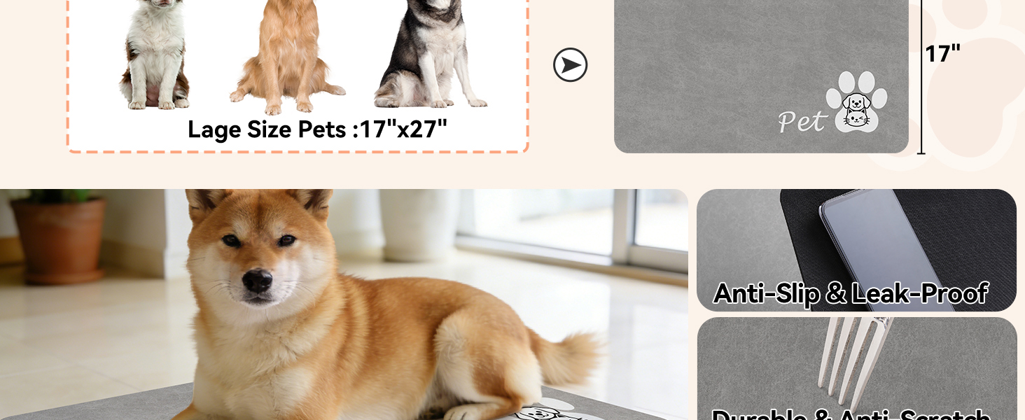 pet food mat