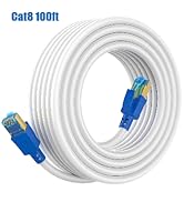 Cat8 Ethernet Cable 100 ft