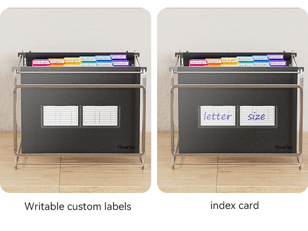 ThinkTex Plastic Expanding Hanging File Folders