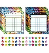REGELETO 80 Pack Incentive Reward Chart for Classroom Home Behavior for Kids Students with 2400 P...