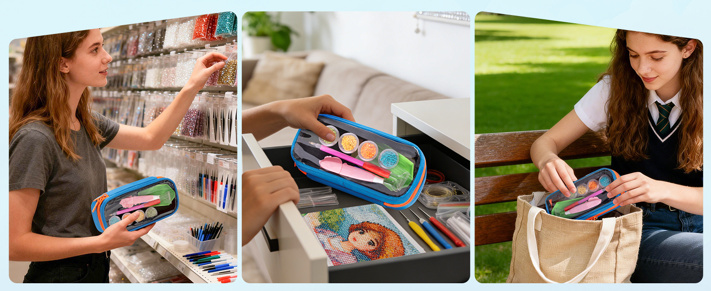 electric diamond painting pen case