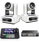 Tenveo 4K PTZ Camera Bundle/Kits - 4K 20X NDI AI Humanoid & Face Auto-Tracking 3G-SDI/HDMI/USB3.0...