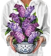 Freshcut Paper Pop Up Cards, Garden Lilacs, 12 Inch Life Sized Forever Flower Bouquet 3D Popup Gr...