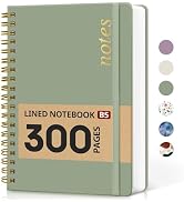 Lined Spiral Notebook Journal for Work, 300 Pages Thick B5 (7.1