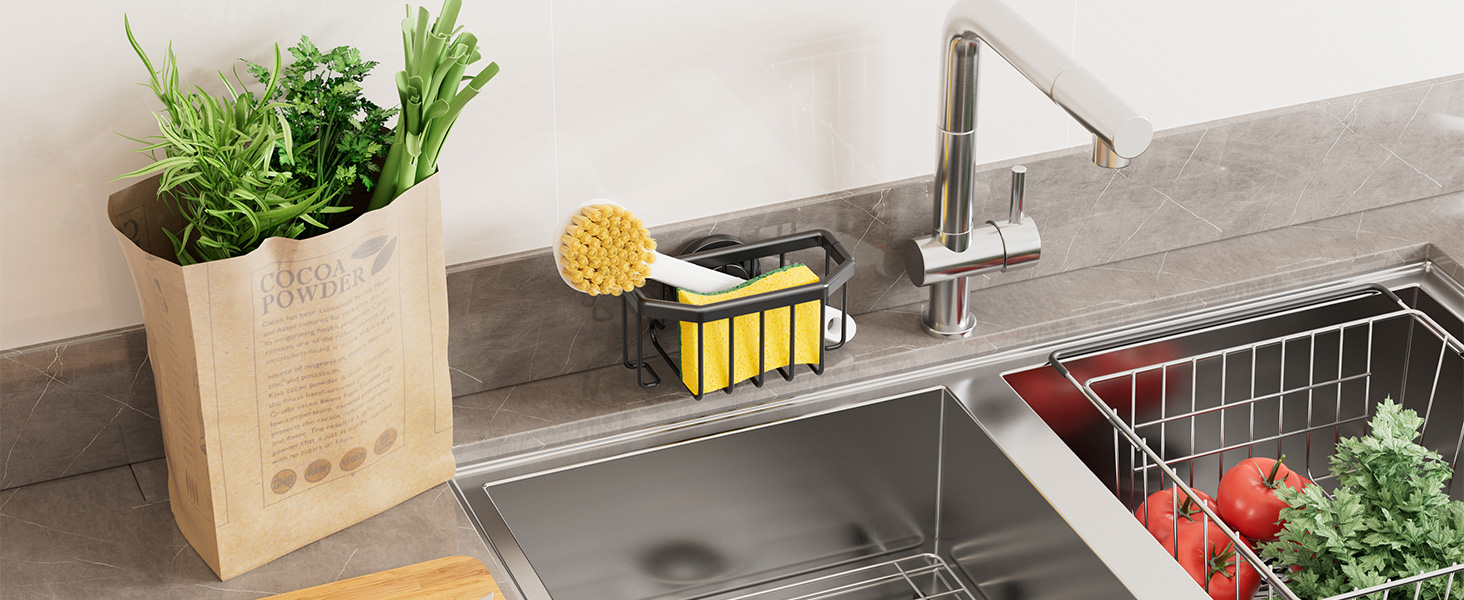 suction cup sponge holder for kitchen sink